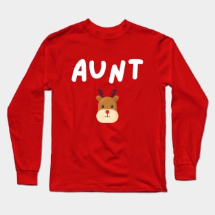 Aunt Chrisrtmas Tshirt Long Sleeve T-Shirt